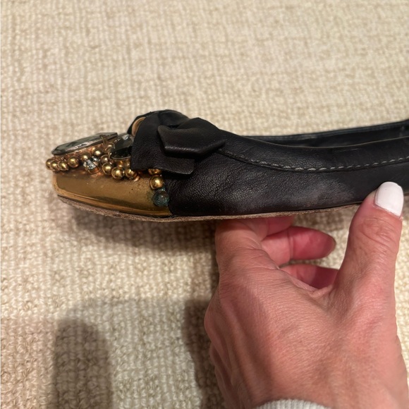 Miu Miu jewelled ballet flats, size 6.5 - Picture 7 of 9